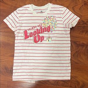 Disney Pixar Up Striped Tee - Things Are Looking Up”